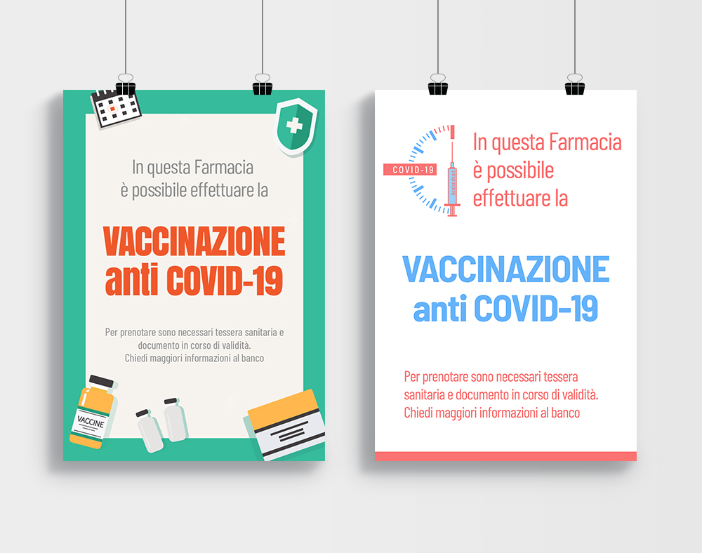 Cartelli Vaccinazioni in Farmacia